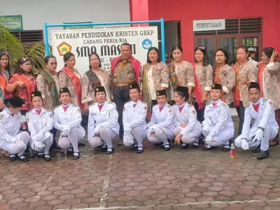 Paskibra SMA Masehi Biru BIru